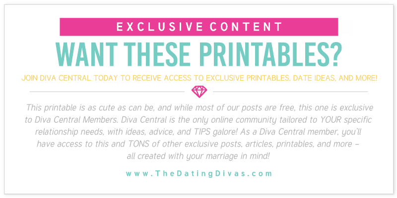 Diva Central Exclusive Printables