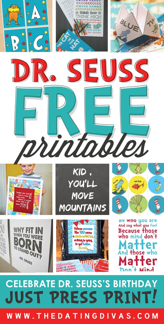 Dr. Seuss FREE Printables!