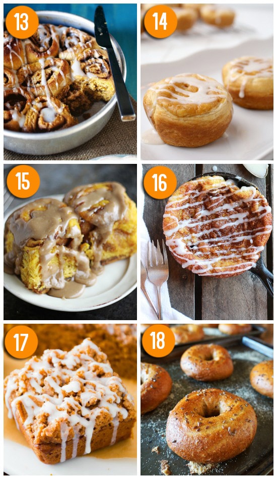 A List of Tasty Pumpkin Breakfast Ideas - dateyourspouse.com Breakfast and brunch ideas for fall. | The Dating Divas
