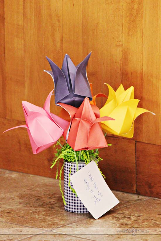 My two-lips tulip love note