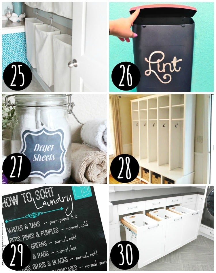 Top laundry and mud room organization ideas!