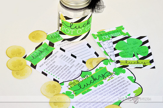 Lucky in Love Free Printables