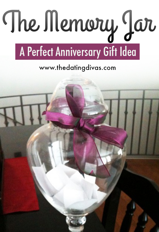 Ideia de presente de aniversário do Memory Jar