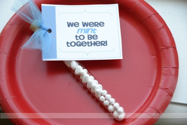 Mint to be together printable tag