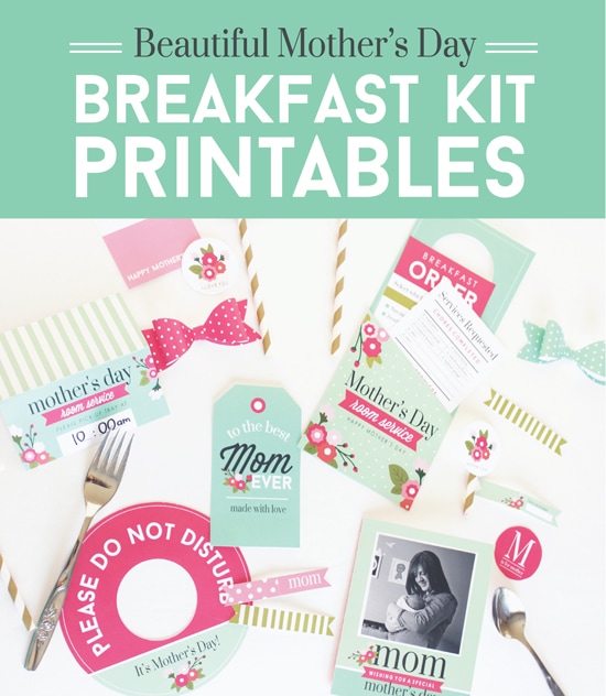 Mother's Day Breakfast Printables