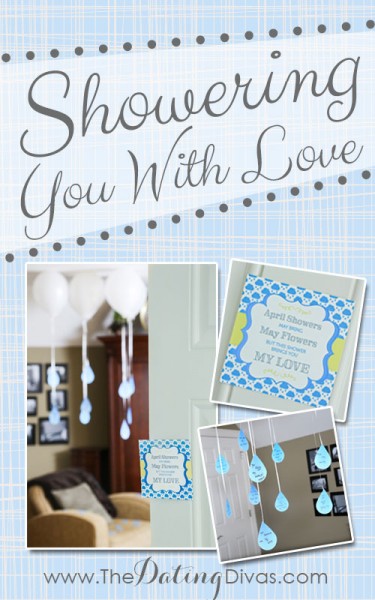 Shower you with love raindrops printable