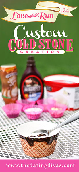 Custom Cold Stone ice cream creation
