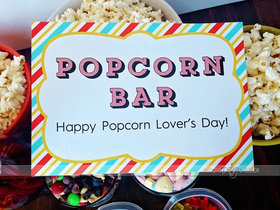 National Popcorn Lover's Day from dateyourspouse.com