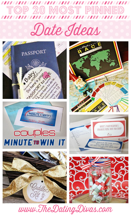 Most Pinned Date Ideas - top 20