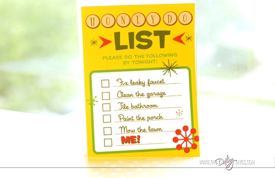 Sexy Honey Do List Printable