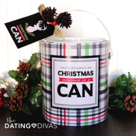 Adorable Christmas Day Countdown in a Can
