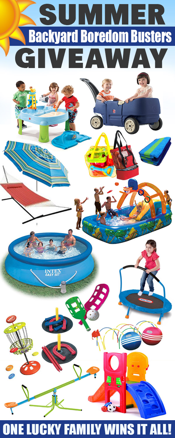 Summer Backyard Boredom Busters Giveaway