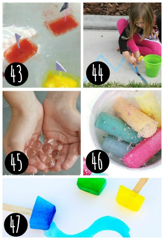 Fun sensory play water ideas!