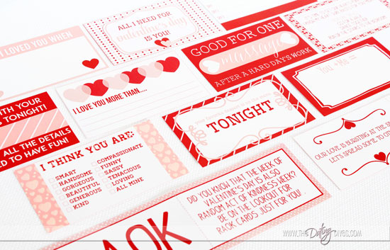 Valentine Countdown Activity Cards