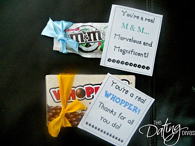 Printable candy bar tags