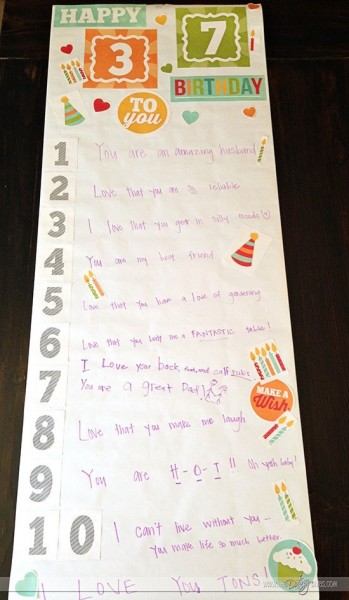 diy birthday banner